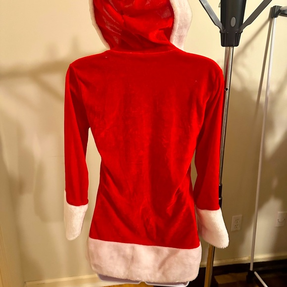 Super cute Santa Christmas dress with hood - Picture 2 of 2